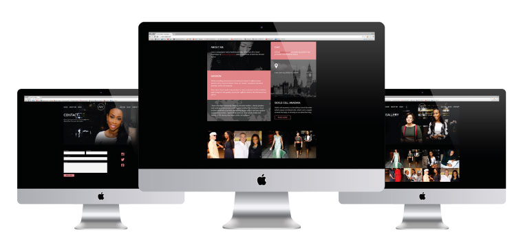 Anne Welsh Desktop Website Design
