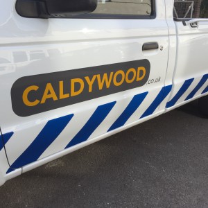 Vehicle signage for Caldywood
