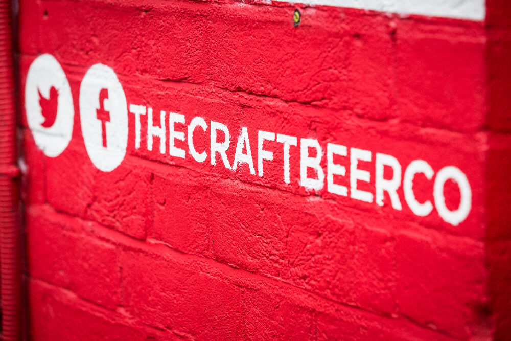 The Craft Beer Co Sign Writing