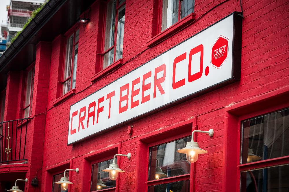 The Craft Beer Co Signage