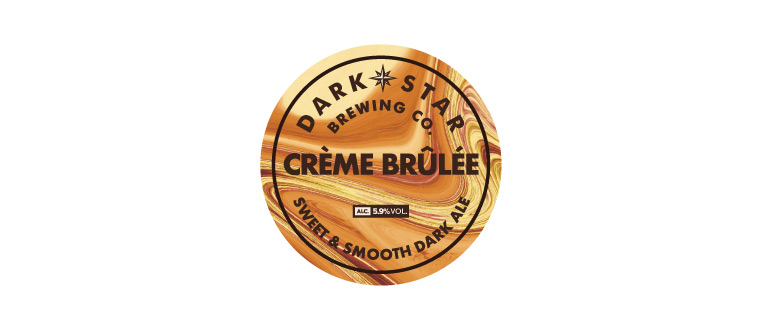 Dark Star Brewing Co. Creme Brûlée Box Sticker