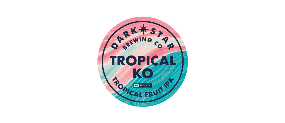 Dark Star Brewing Co. Tropical KO Box Sticker
