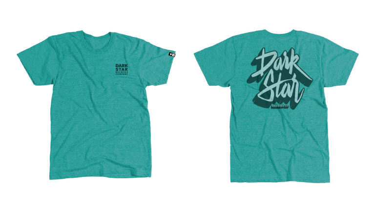 Dark Star Typography T-Shirt Design 