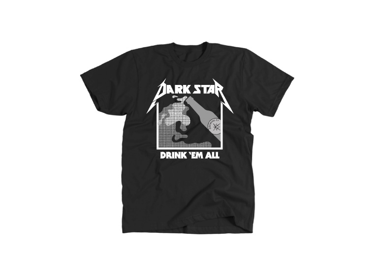 Dark Star Metallica Inspired T-Shirt Design